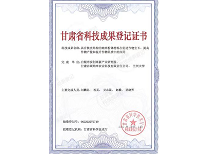 纳米铁科技成果